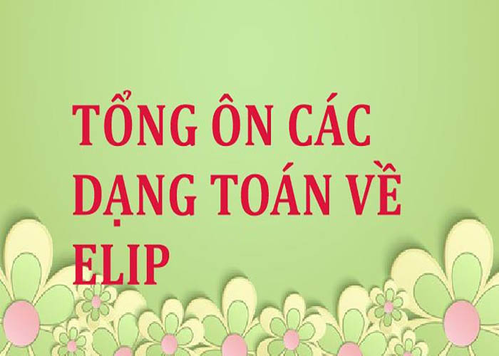 công thức Elip
