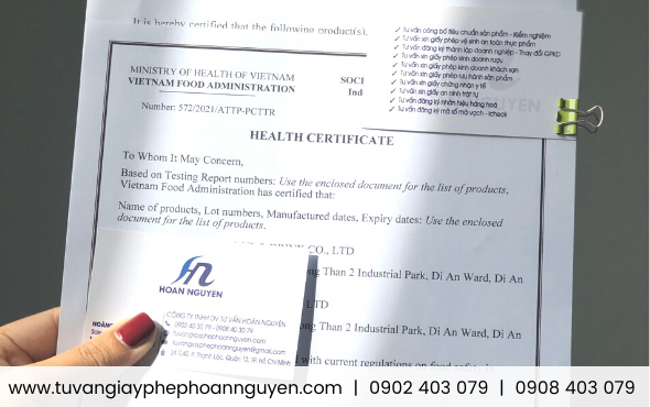 Health Certificate là gì?